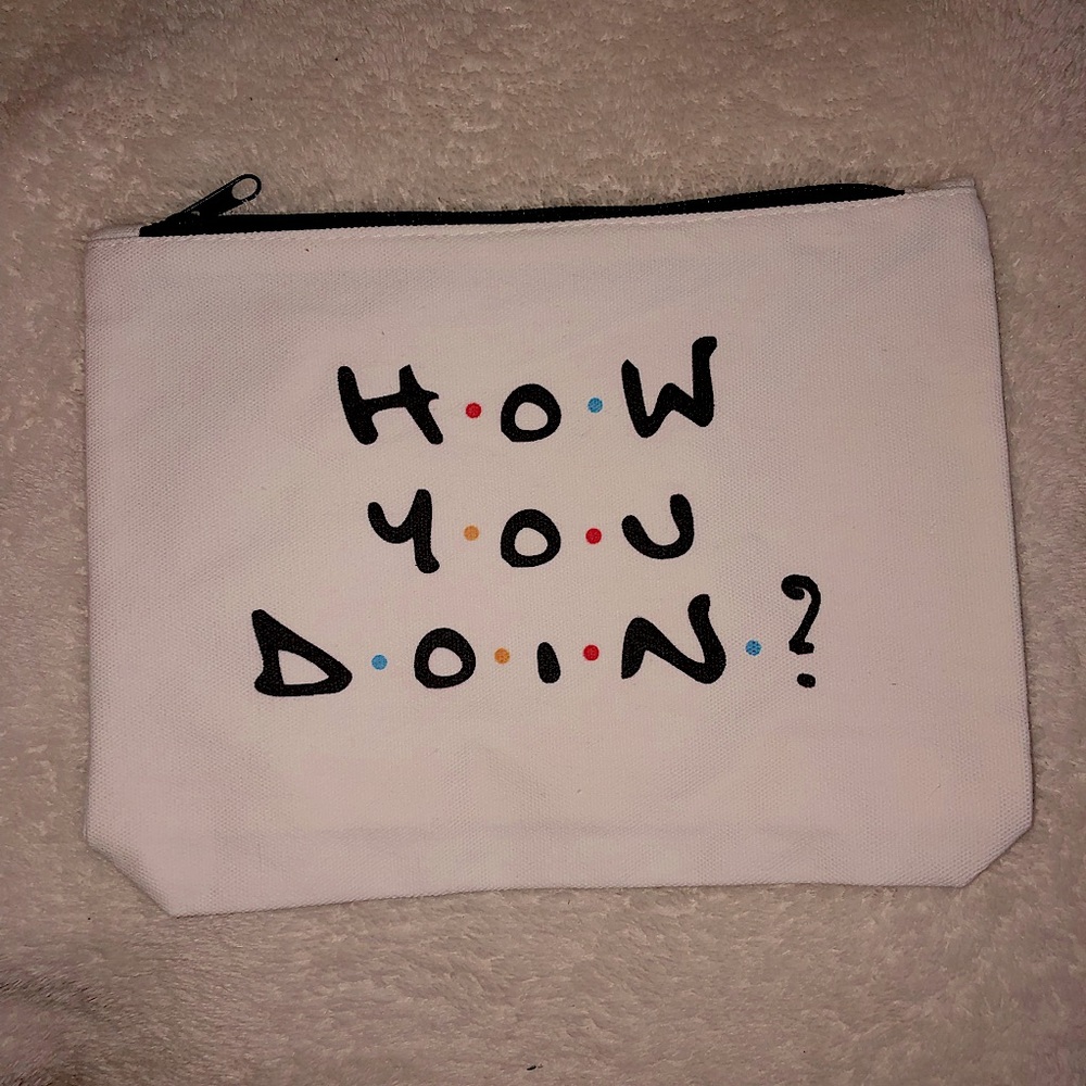 Friends “How You Doin” Makeup Bag